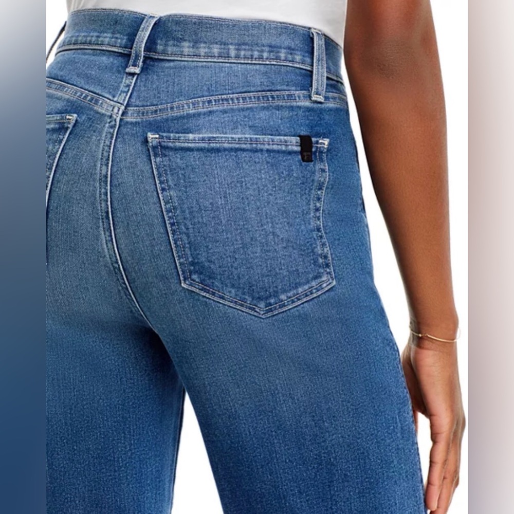 Joe’s Jeans Trixie High Rise Wide Leg Cuffed Ankle Jeans in First Bite Size 26
